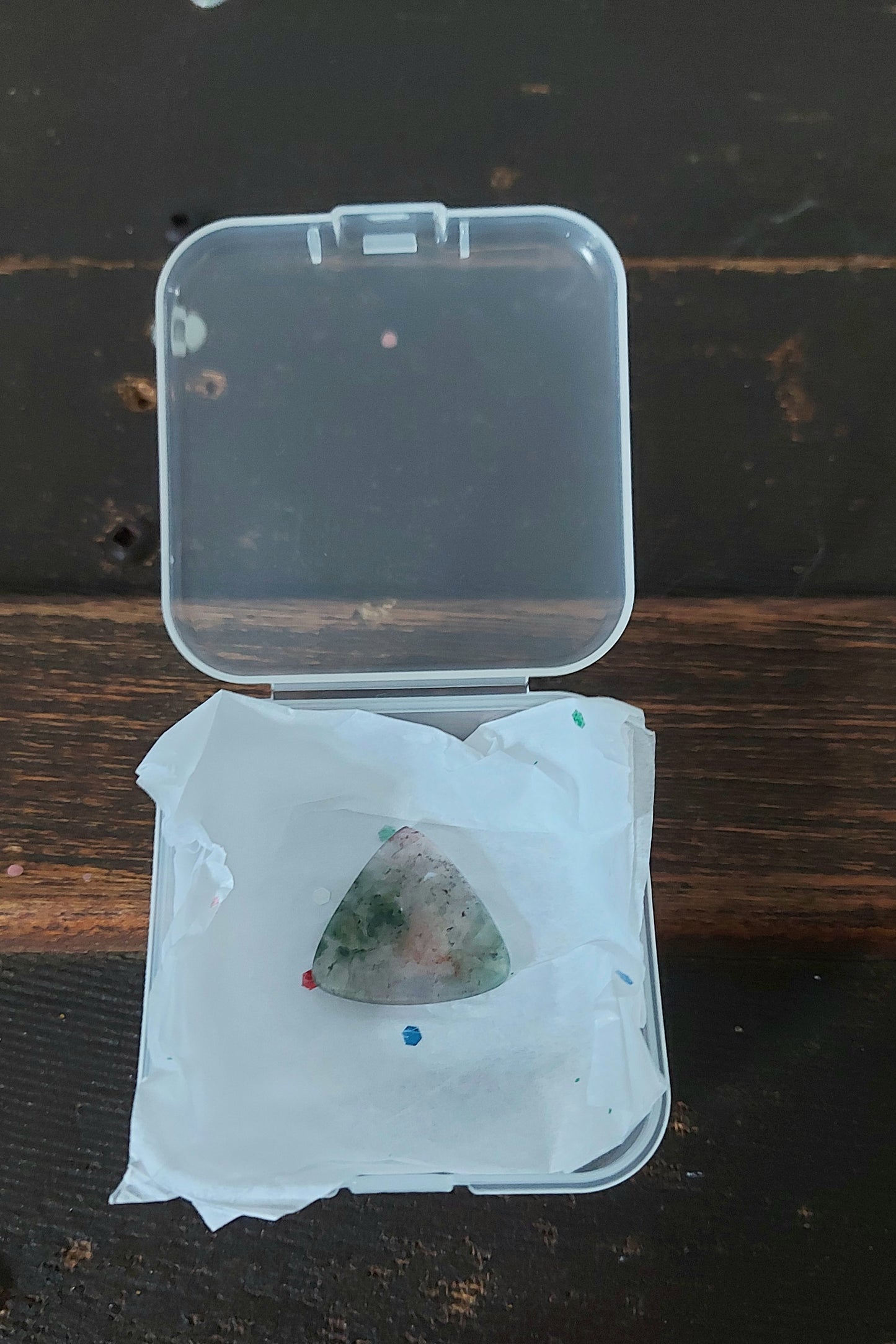 🌿Trillant des Neiges – Agate Mousse Bicolore (Grade AAA)
