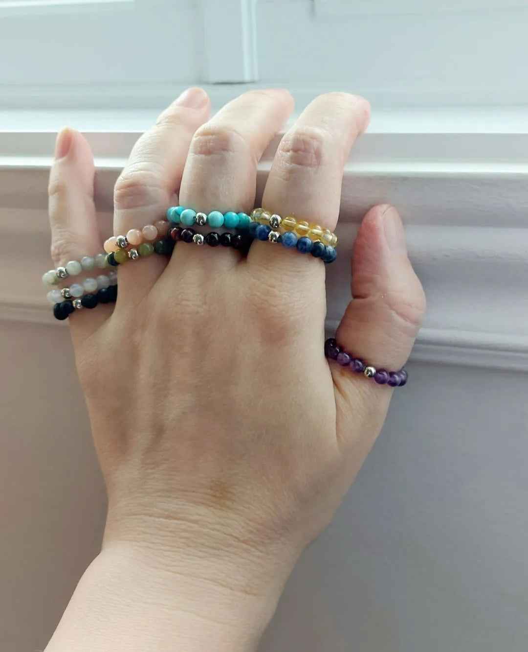 Bagues de pierres naturelles