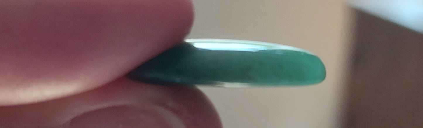 💚 Ovale du Renouveau – Aventurine Verte d'Exception (Grade AAA)