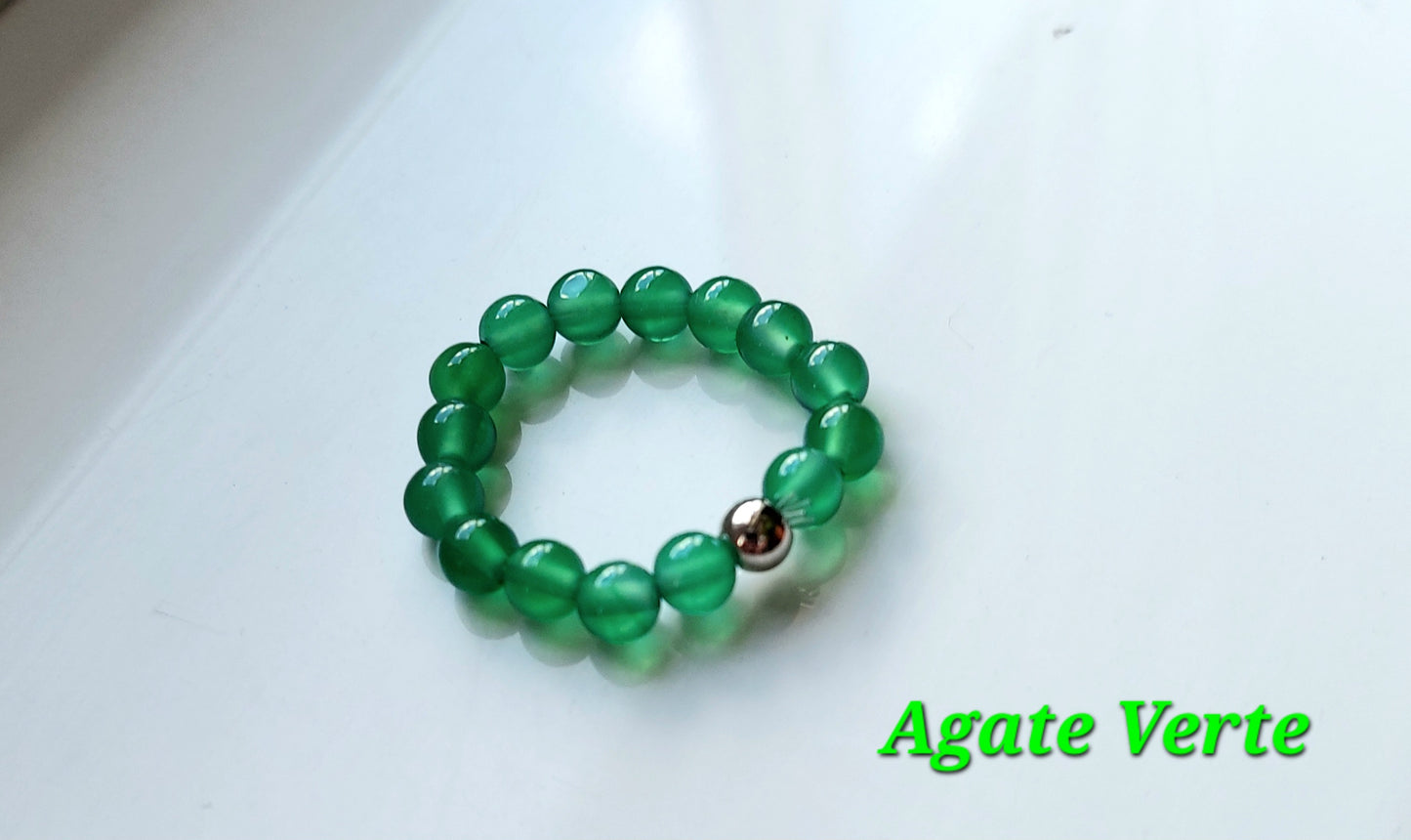 Natural stone rings