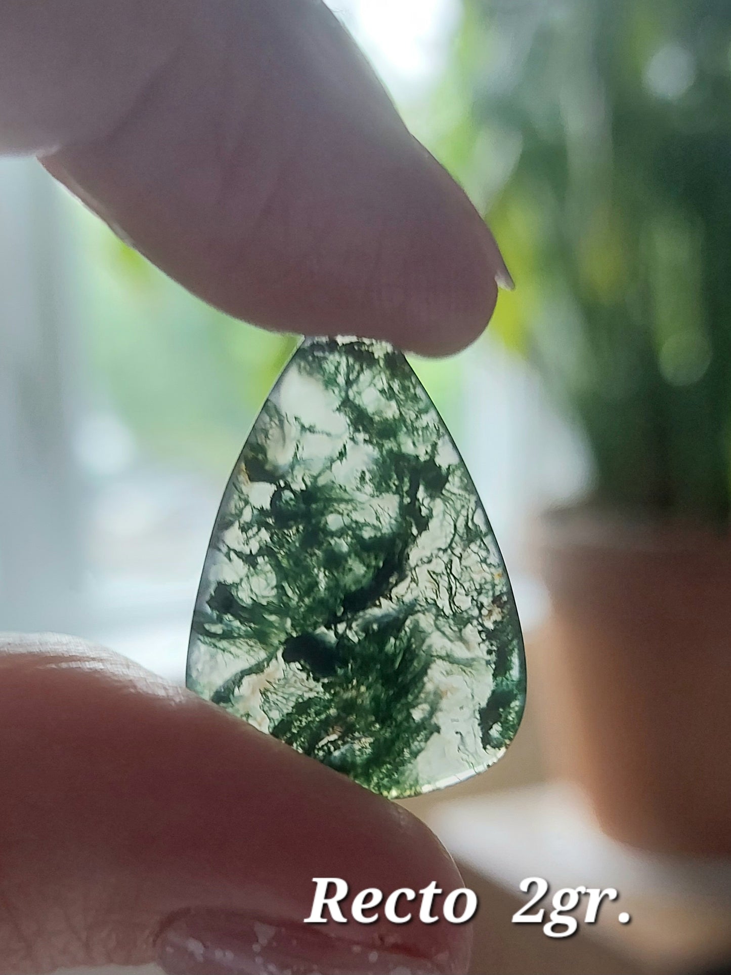 🛠️ Agate Mousse Verte – Grade A (La Ligne Économique) 🛠️