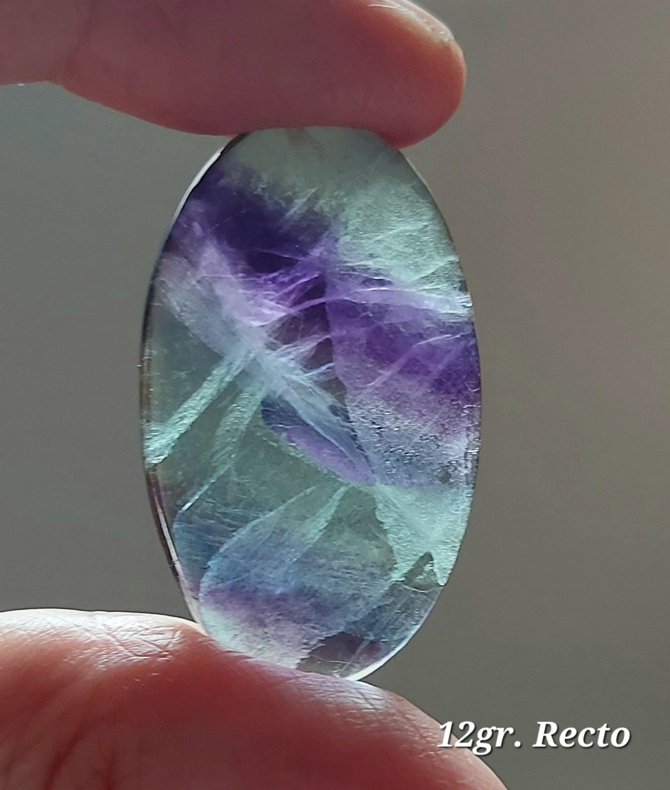 🌈 Collection Les Authentiques – Cabochons de Fluorite Arc-en-Ciel (Grade A)