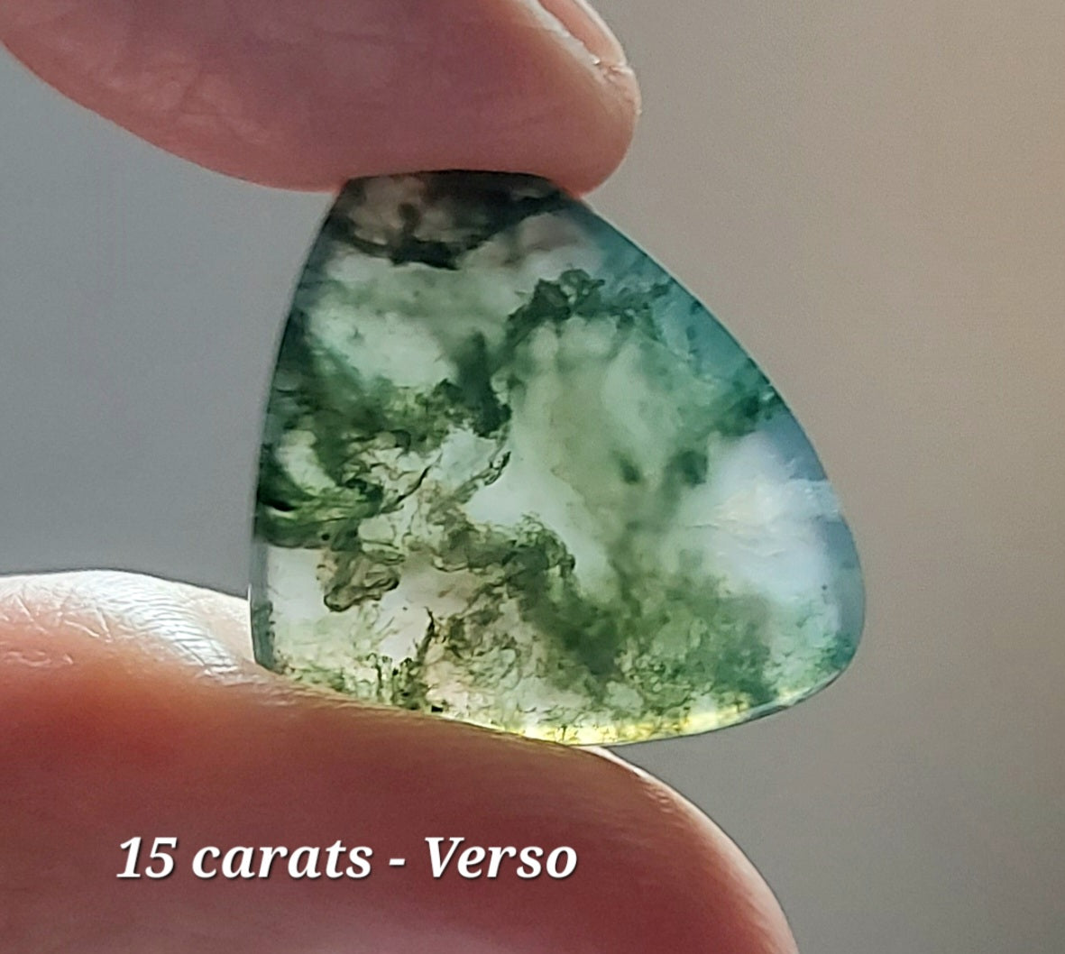 ⚖️ Agate Mousse Verte Grade AA (Les Équilibrées) ⚖️
