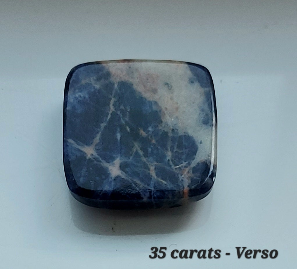 Duo Constellation de Feu – Sodalites Coucher de Soleil (Grade AA)