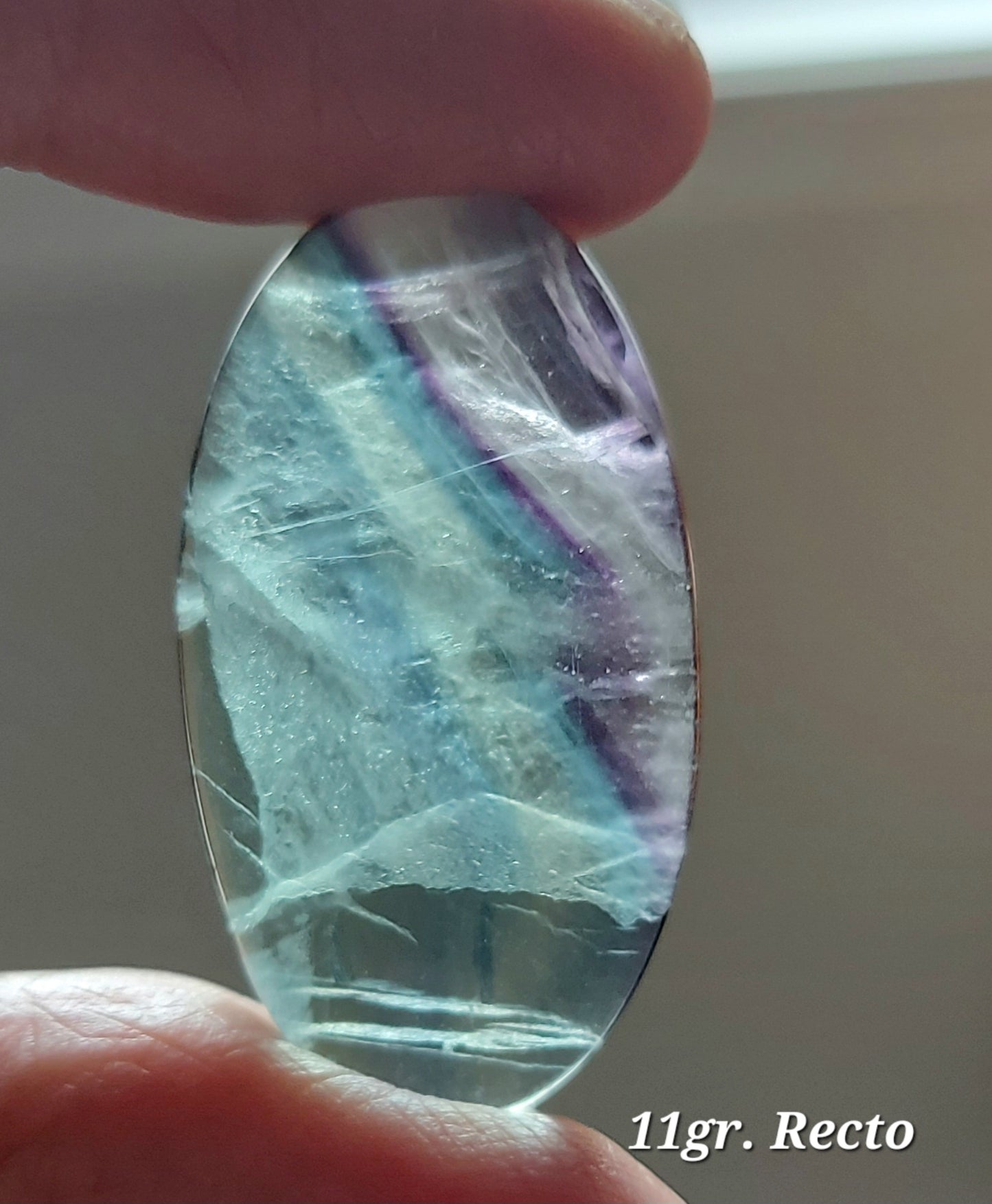 🌈 Collection Les Authentiques – Cabochons de Fluorite Arc-en-Ciel (Grade A)