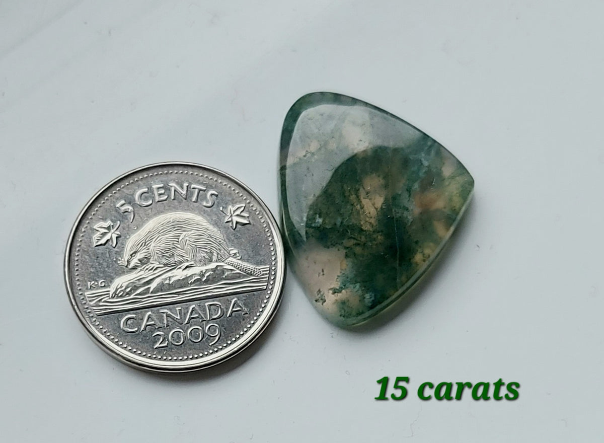 ⚖️ Agate Mousse Verte Grade AA (Les Équilibrées) ⚖️