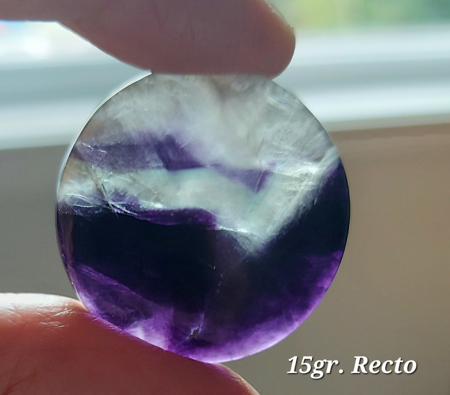 🌈 Collection Les Authentiques – Cabochons de Fluorite Arc-en-Ciel (Grade A)