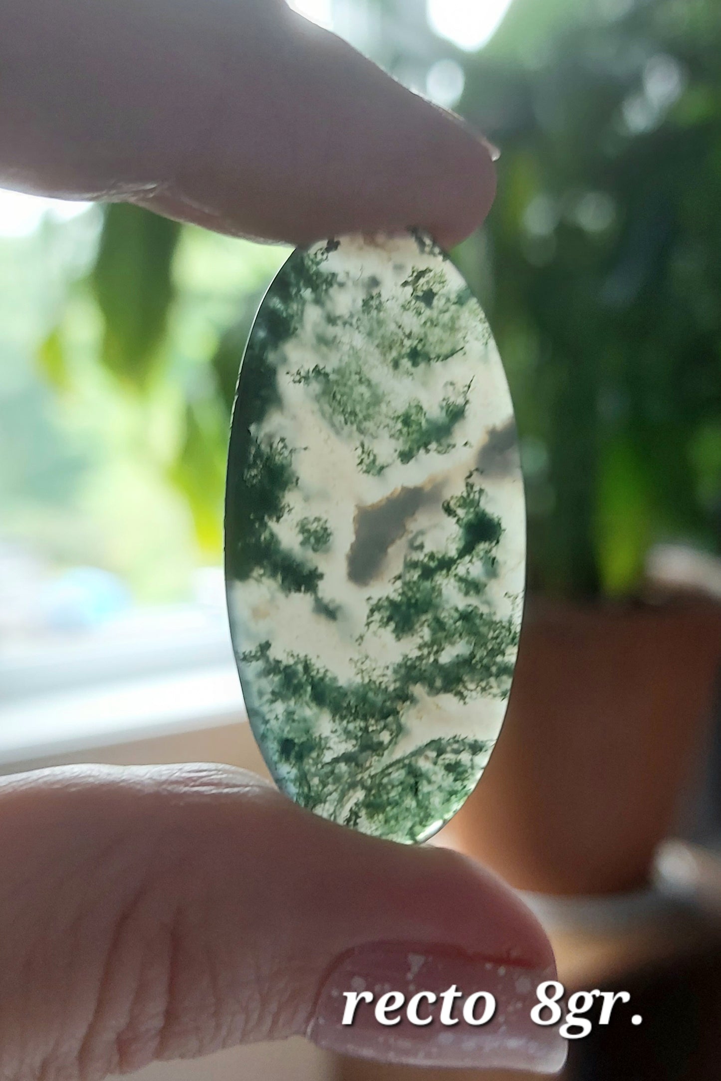 🛠️ Agate Mousse Verte – Grade A (La Ligne Économique) 🛠️