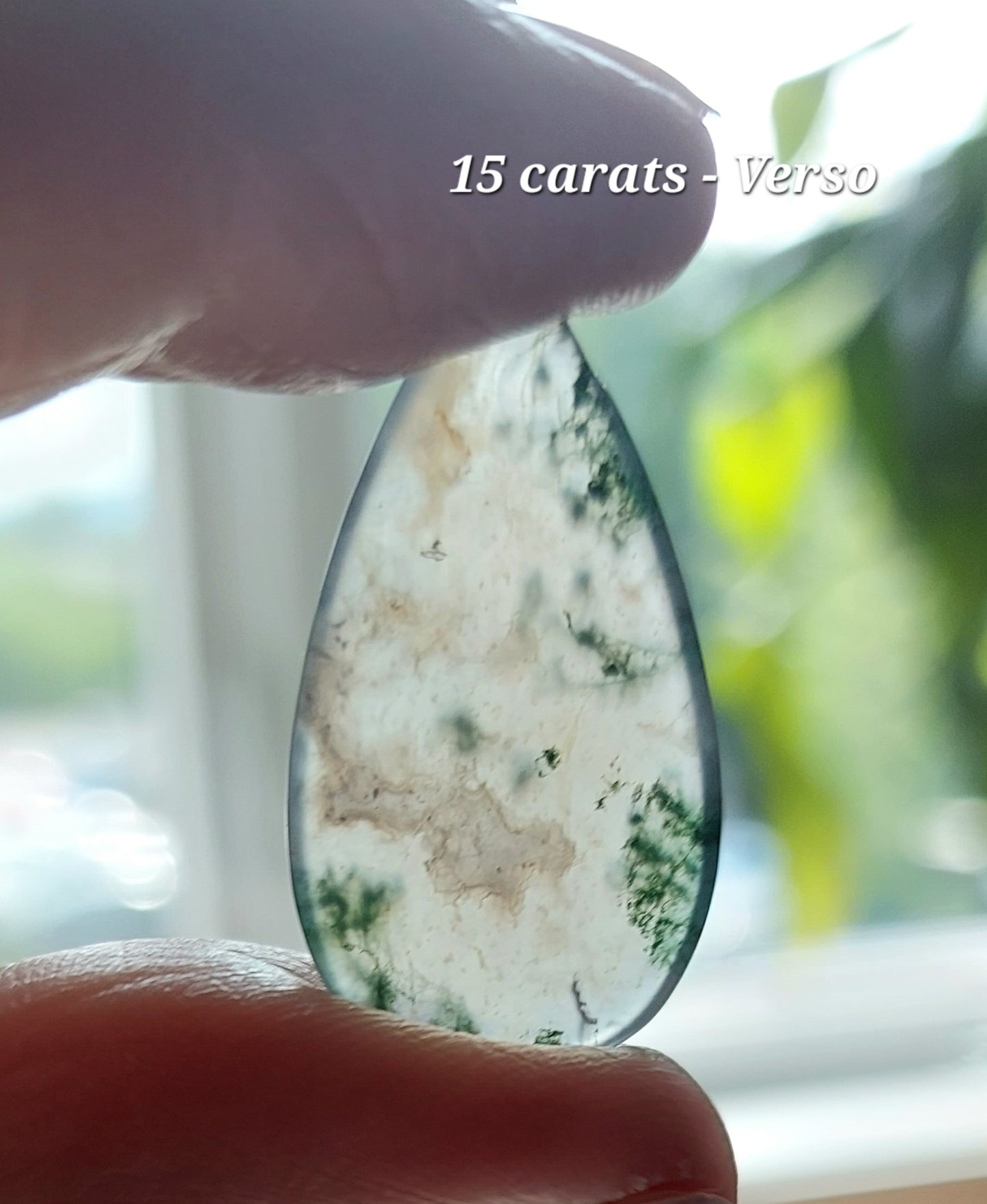 Duo Sacré des Clairières – Agates Mousses Vertes (Grade AA)