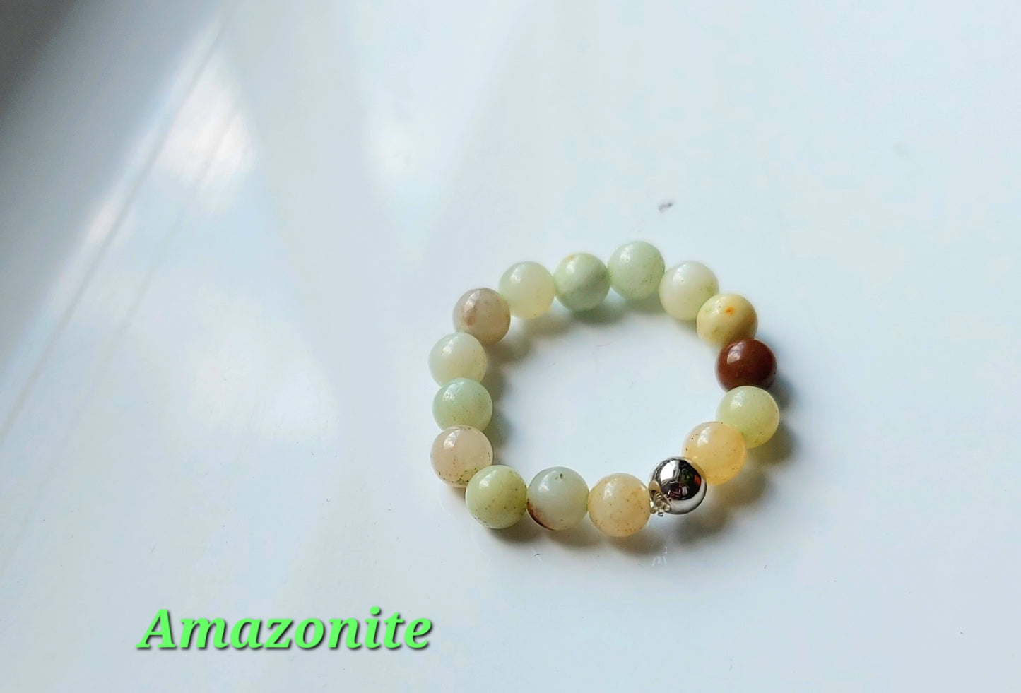 Natural stone rings