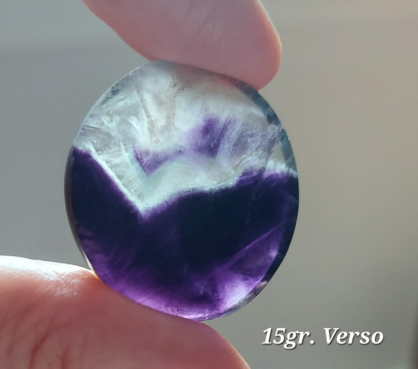 🌈 Collection Les Authentiques – Cabochons de Fluorite Arc-en-Ciel (Grade A)