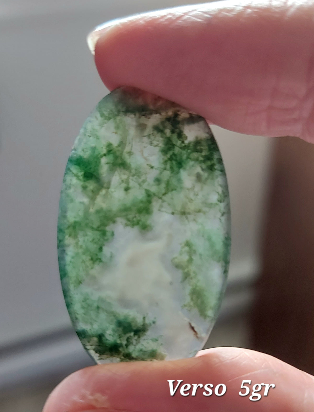 Agate Mousse Verte grade A ( Ligne Économique)