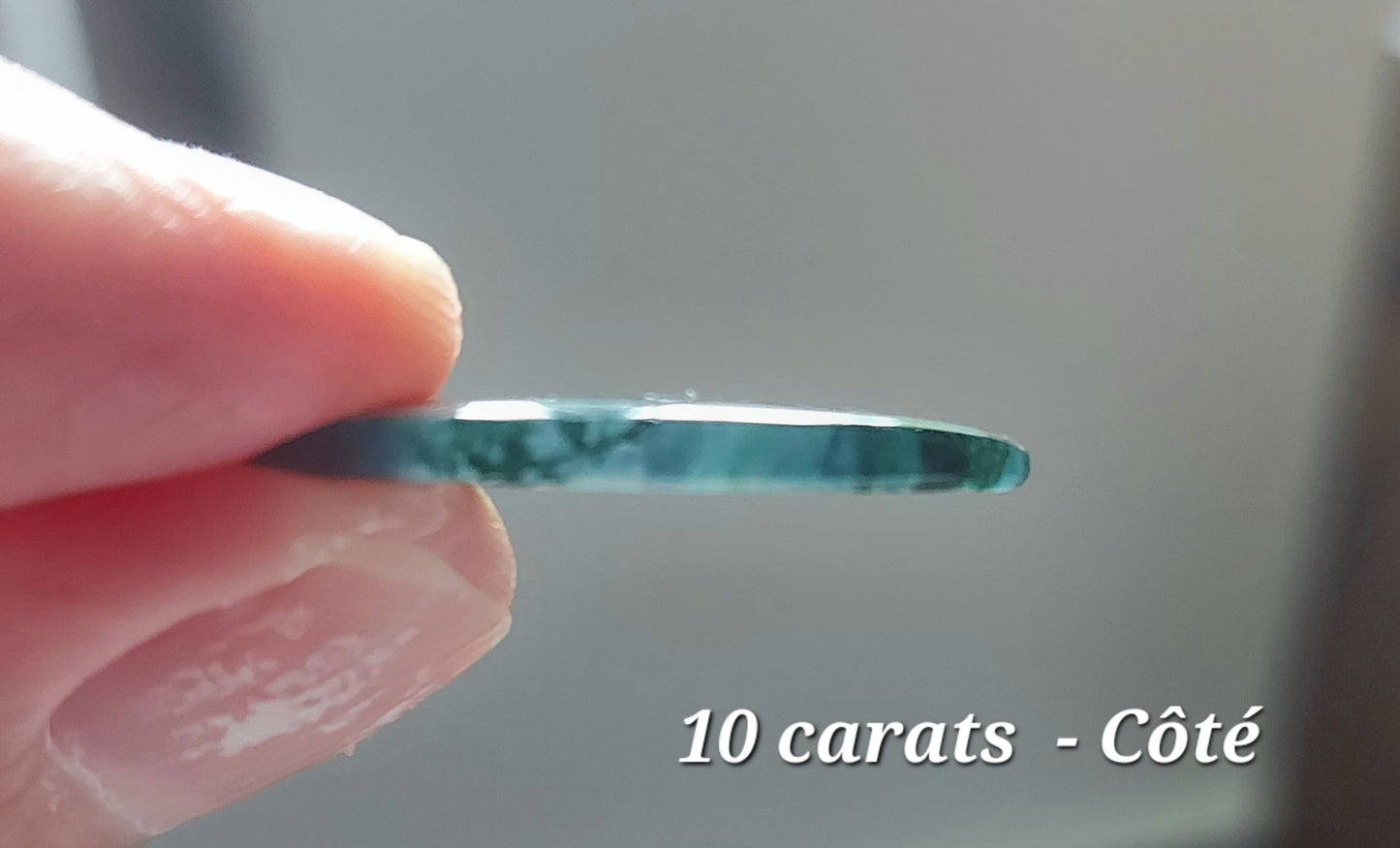 Duo des Sentiers Sacrés – Agates Mousses Vertes (Grade AA)