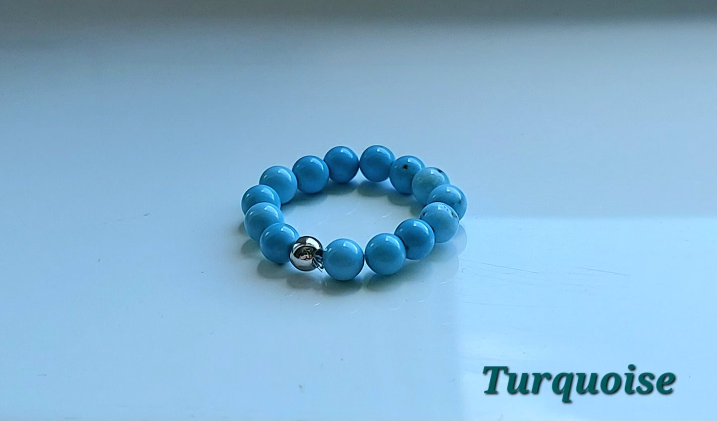 Natural stone rings