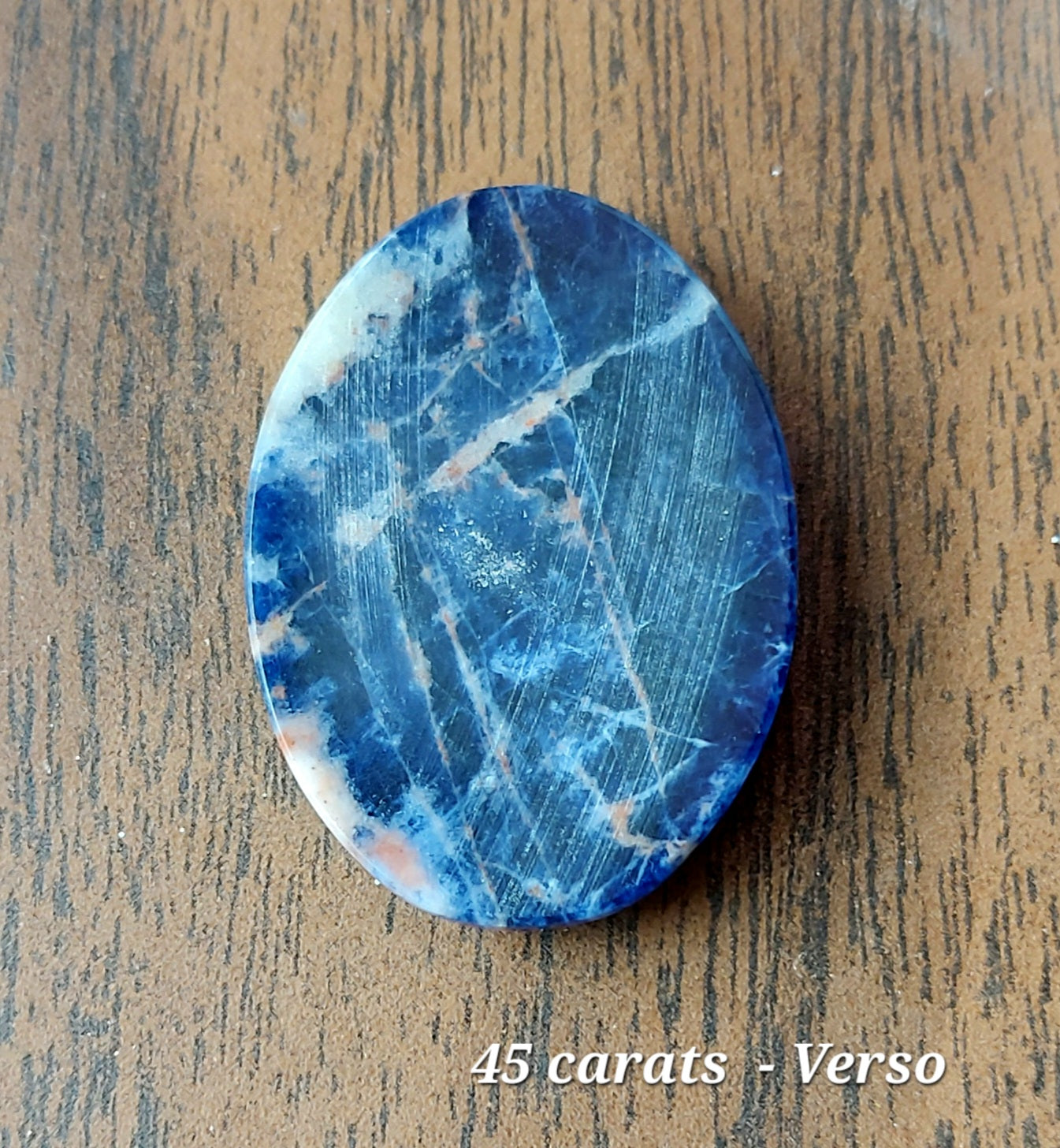 🌅 Médaillon Cosmique – Sodalite Coucher de Soleil (Grade AA)