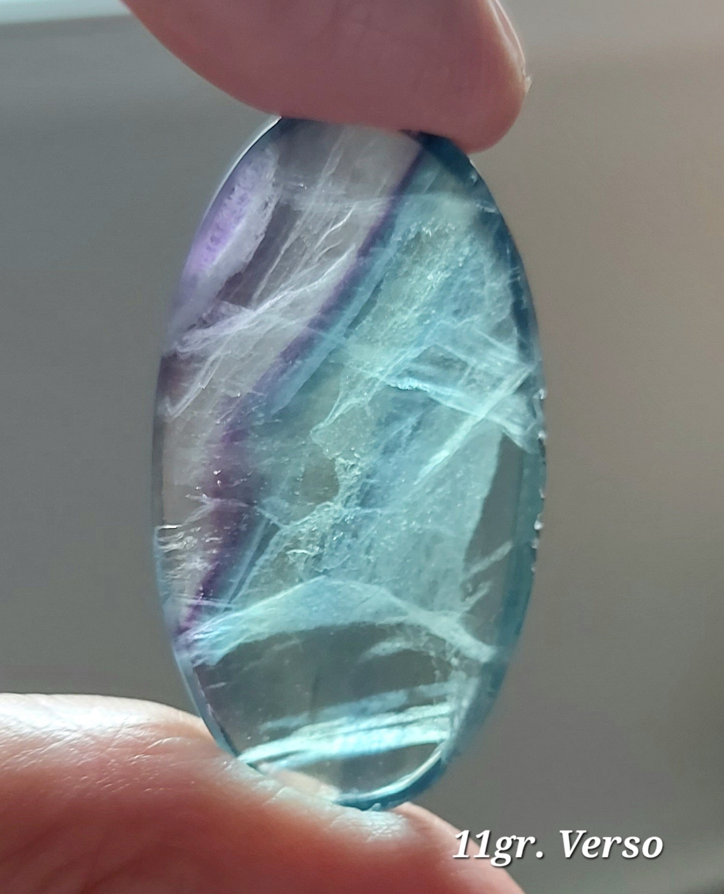 🌈 Collection Les Authentiques – Cabochons de Fluorite Arc-en-Ciel (Grade A)