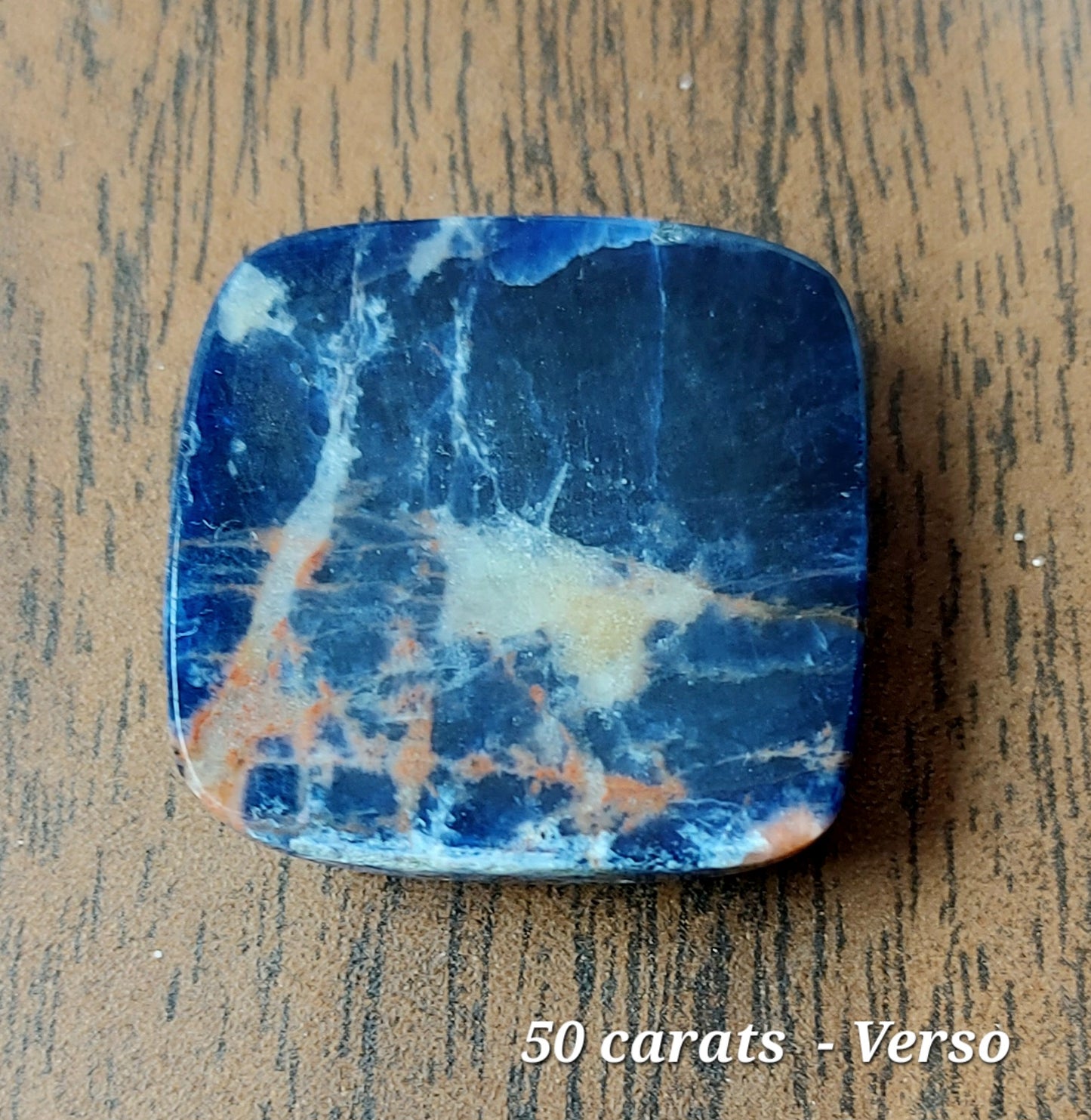 🌅 Coussin des Nébuleuses – Sodalite Coucher de Soleil (Grade AA)